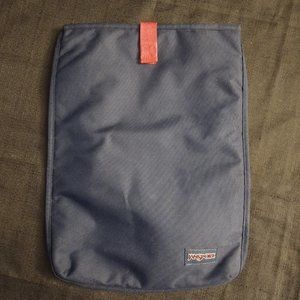Jansport Padded 15" Computer Laptop Notebook Tablet Sleeve Case w Velcro